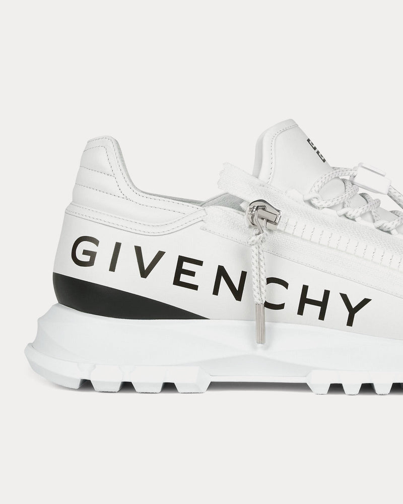 Givenchy Spectre Runner Leather With Zip White / Black Low Top Sneakers - 5