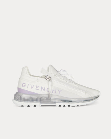 Givenchy Spectre Runner Leather With Zip White / Soft Lilac Low Top Sneakers