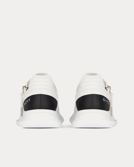 Givenchy Spectre Runner Synthetic Leather & Fiber White / Black Low Top Sneakers - 3
