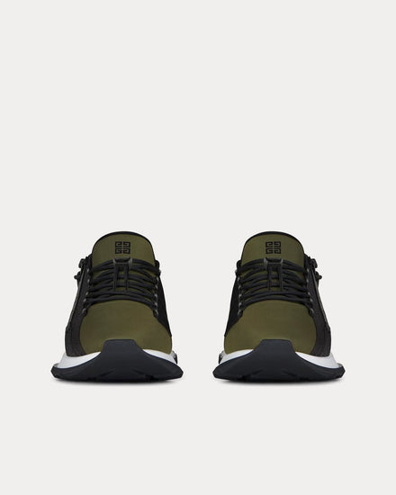 Givenchy Spectre Runner Synthetic Fiber  With Zip Khaki / Black Low Top Sneakers - 3