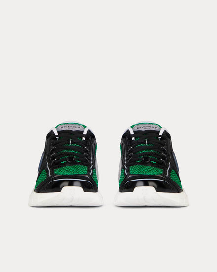 Givenchy TK-MX Runner Mesh & Synthetic Leather Green / White / Black Low Top Sneakers - 3