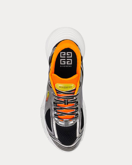 Givenchy TK-MX Runner Mesh & Synthetic Leather White / Black / Silvery Low Top Sneakers - 2