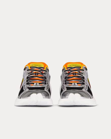 Givenchy TK-MX Runner Mesh & Synthetic Leather White / Black / Silvery Low Top Sneakers - 3