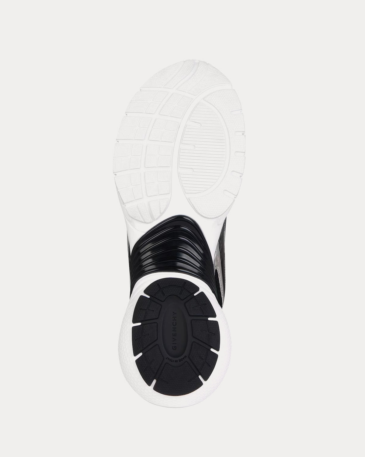 Givenchy - TK-MX Runner Mesh & Synthetic Leather White / Black / Silvery Low Top Sneakers