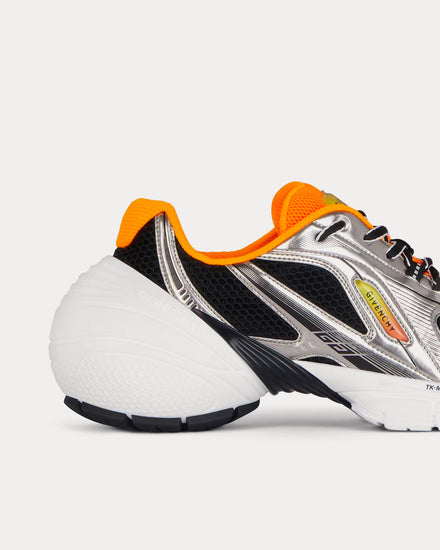 Givenchy TK-MX Runner Mesh & Synthetic Leather White / Black / Silvery Low Top Sneakers - 6