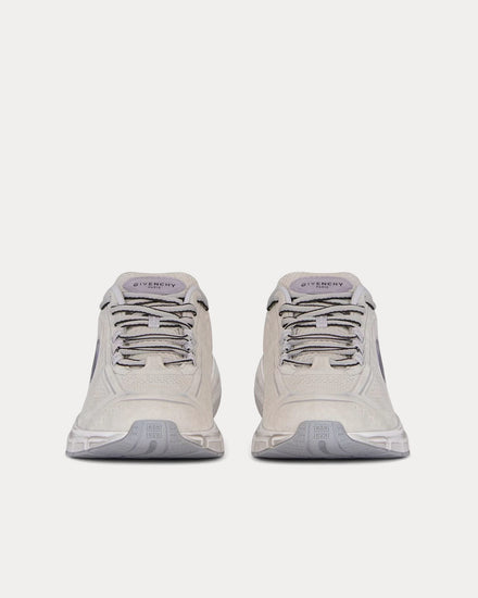 Givenchy TK-MX Runner Suede with Used-Effect Light Grey Low Top Sneakers - 3