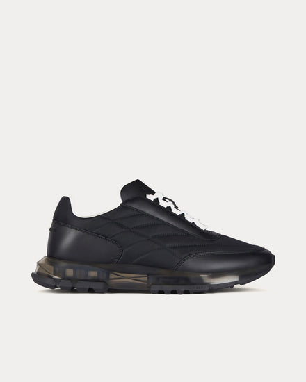 Givenchy Quilted Transparent-Sole Black Low Top Sneakers - 1