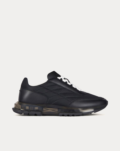 Givenchy Quilted Transparent-Sole Black Low Top Sneakers