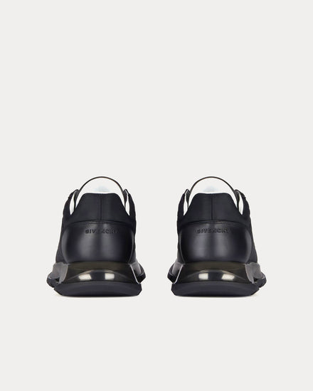 Givenchy Quilted Transparent-Sole Black Low Top Sneakers - 5