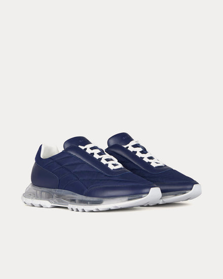 Givenchy Quilted Transparent-Sole Navy Low Top Sneakers - 3
