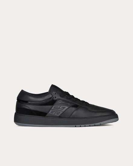 Givenchy G Move Leather Black Low Top Sneakers - 1