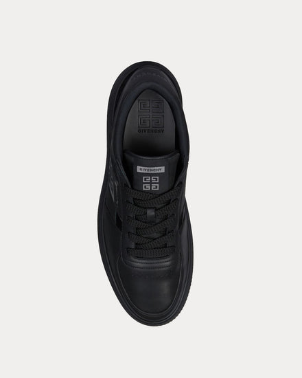 Givenchy G Move Leather Black Low Top Sneakers - 2
