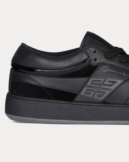 Givenchy G Move Leather Black Low Top Sneakers - 4