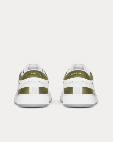 Givenchy G Move Leather White / Khaki Low Top Sneakers - 3