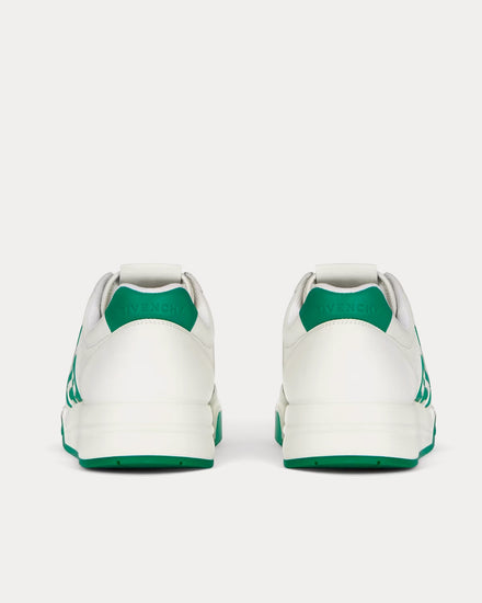 Givenchy G4 Leather White / Green Low Top Sneakers - 3