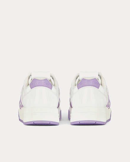 Givenchy G4 Patent Leather White / Lilac Low Top Sneakers - 4