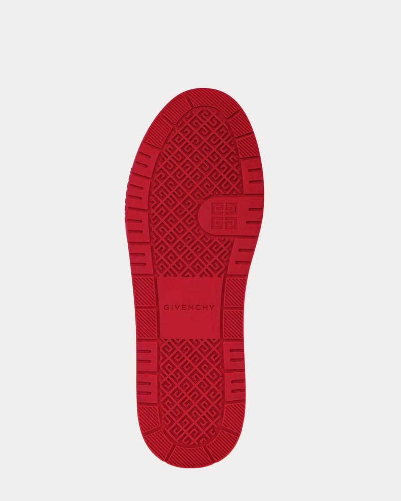 Givenchy G4 Patent Leather Red / White Low Top Sneakers - 5