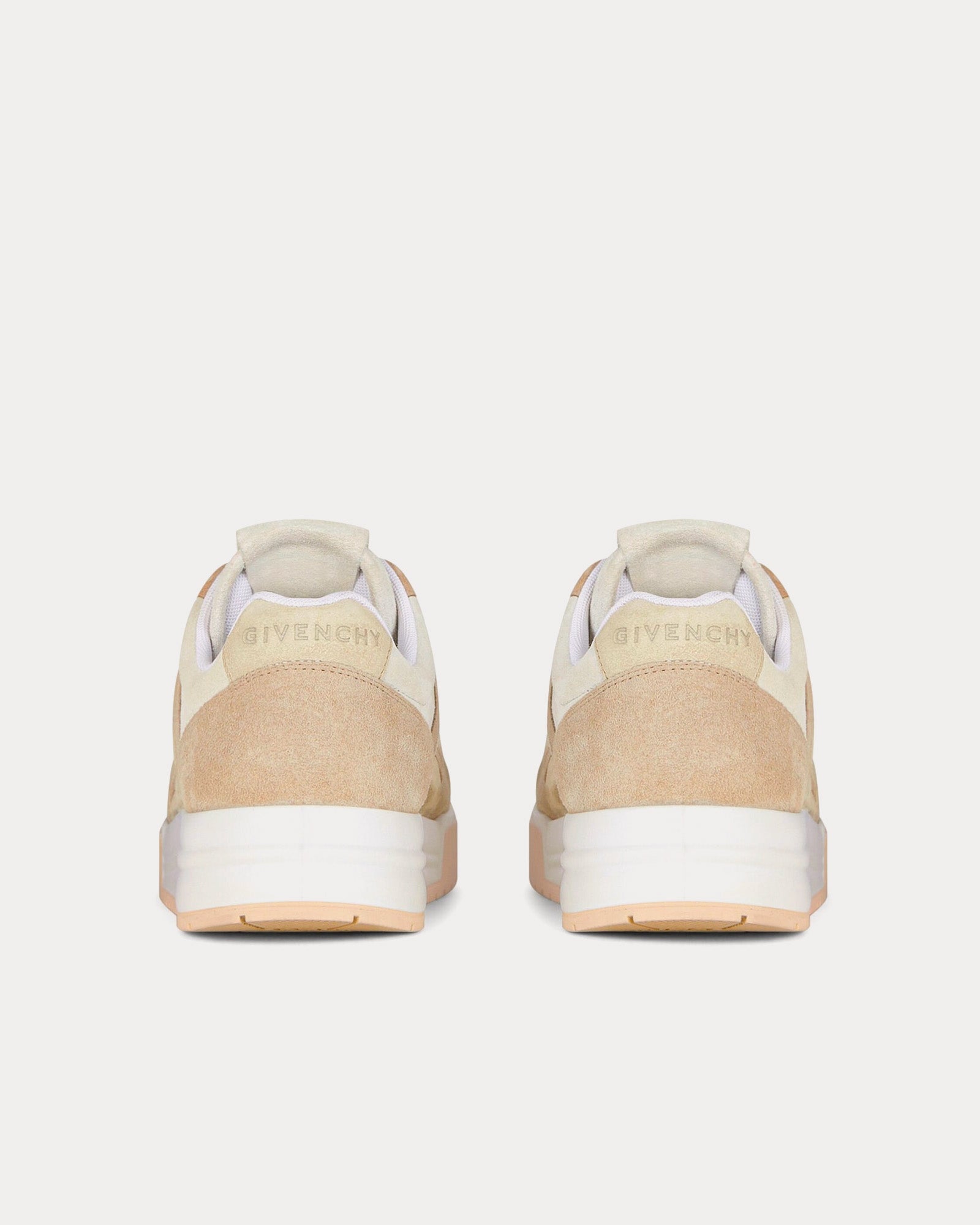 Givenchy - G4 Suede Beige / White Low Top Sneakers