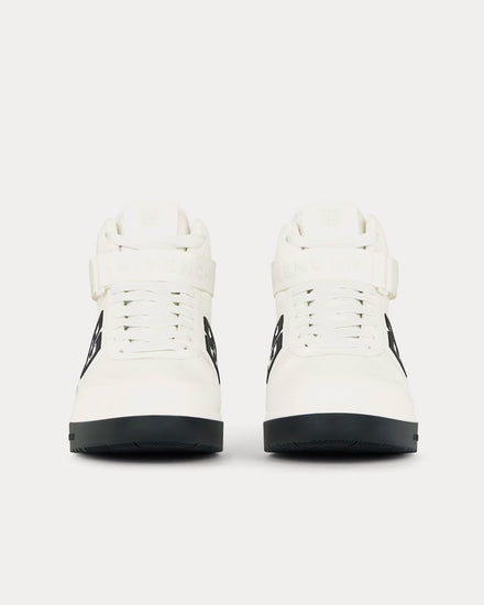 Givenchy G4 Leather White / Black High Top Sneakers - 3