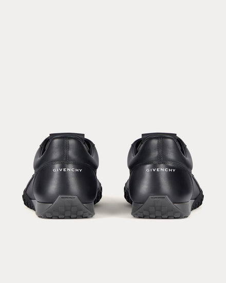 Givenchy Glide Runner Leather Black Low Top Sneakers - 4