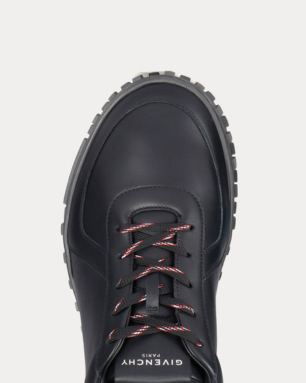 Givenchy Glide Runner Leather Black Low Top Sneakers - 5