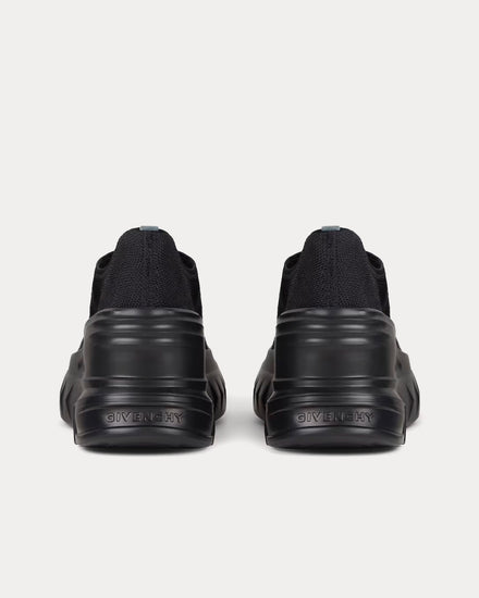 Givenchy Marshmallow Wedge Rubber & Knit Black Low Top Sneakers - 3