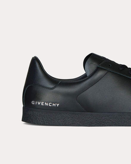 Givenchy Town Leather Black Low Top Sneakers - 4