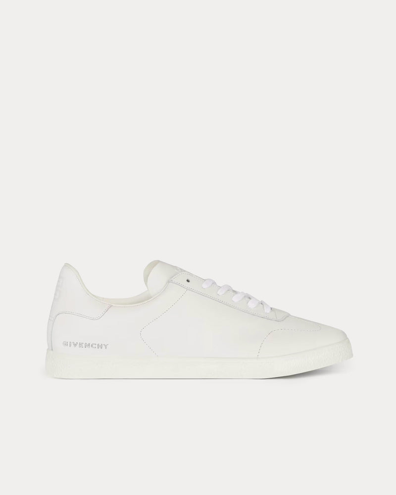 Givenchy Town Leather White Low Top Sneakers - 1