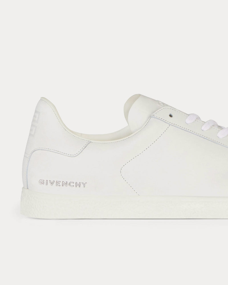 Givenchy Town Leather White Low Top Sneakers - 4