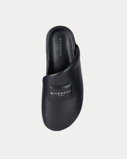 Givenchy Puffy Leather Black Mules - 2