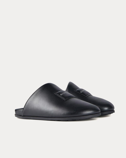 Givenchy Puffy Leather Black Mules - 3