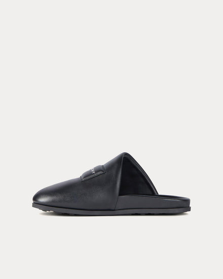Givenchy Puffy Leather Black Mules - 4