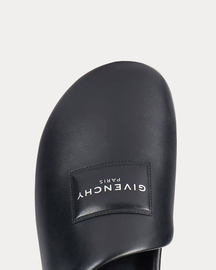 Givenchy Puffy Leather Black Mules - 5