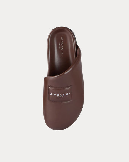 Givenchy Puffy Leather Brown Mules - 2