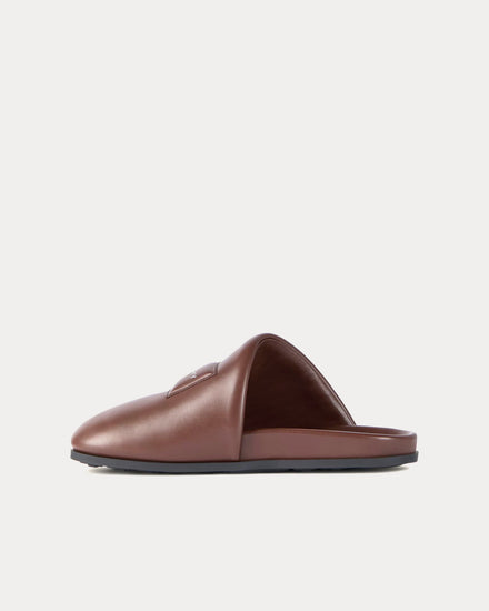 Givenchy Puffy Leather Brown Mules - 4
