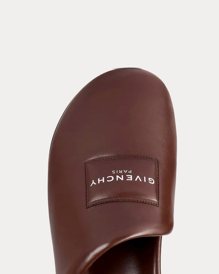 Givenchy Puffy Leather Brown Mules - 5