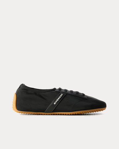 Givenchy Slim Transparent Mesh & Leather Black Low Top Sneakers
