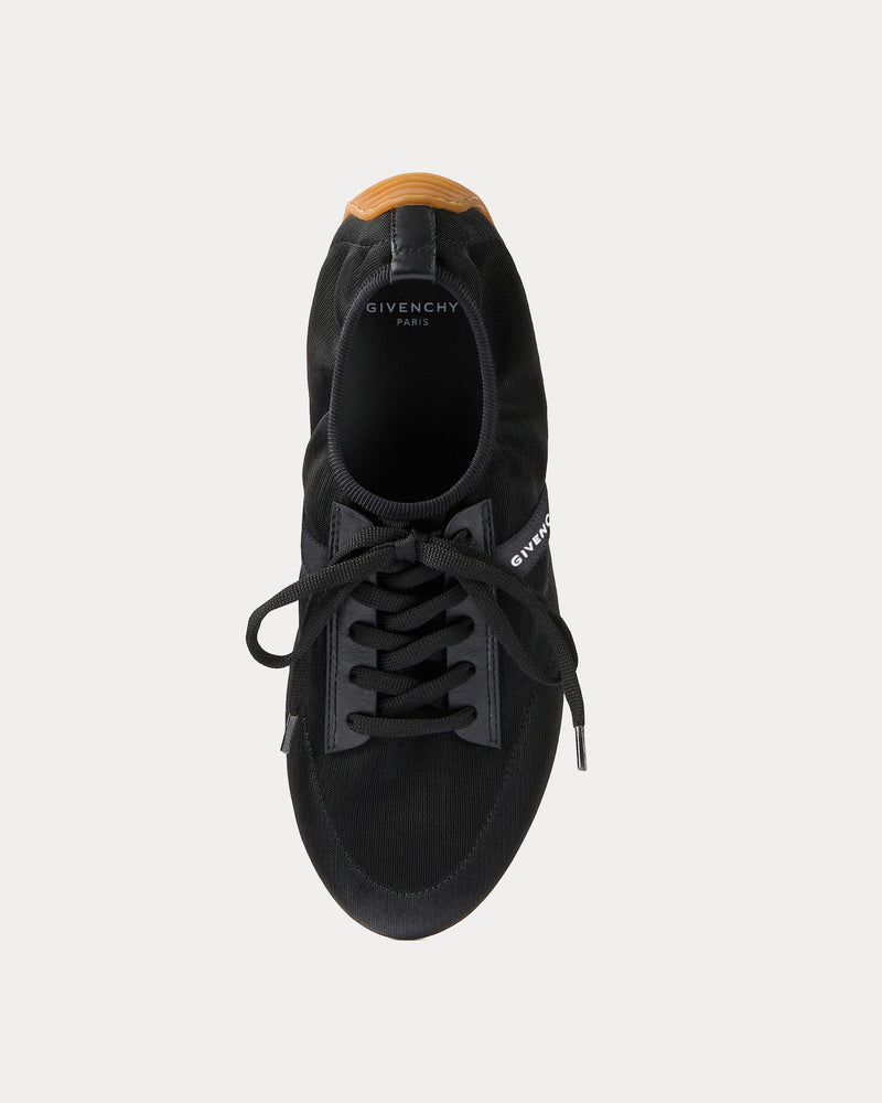 Givenchy Slim Transparent Mesh & Leather Black Low Top Sneakers - 2