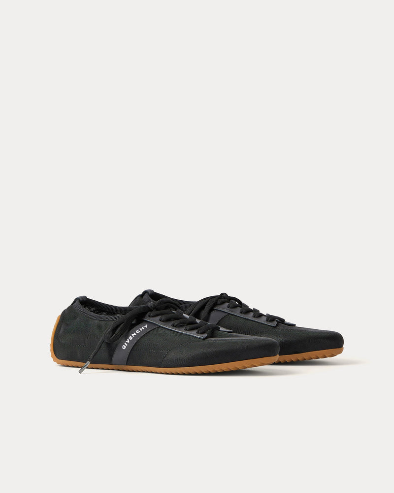 Givenchy Slim Transparent Mesh & Leather Black Low Top Sneakers - 3