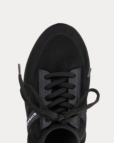 Givenchy Slim Transparent Mesh & Leather Black Low Top Sneakers - 5