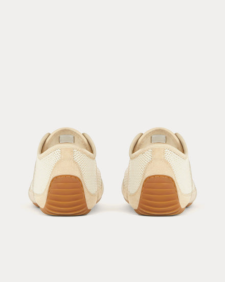 Givenchy Slim Mesh & Suede Light Beige Low Top Sneakers - 4