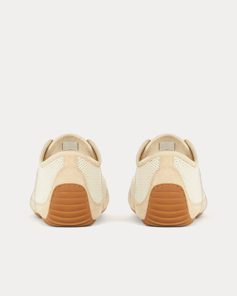 Givenchy Slim Mesh & Suede Light Beige Low Top Sneakers - 4