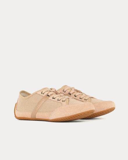 Givenchy Slim Mesh & Suede Pink Low Top Sneakers - 3