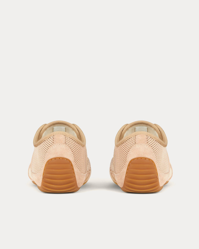 Givenchy Slim Mesh & Suede Pink Low Top Sneakers - 4