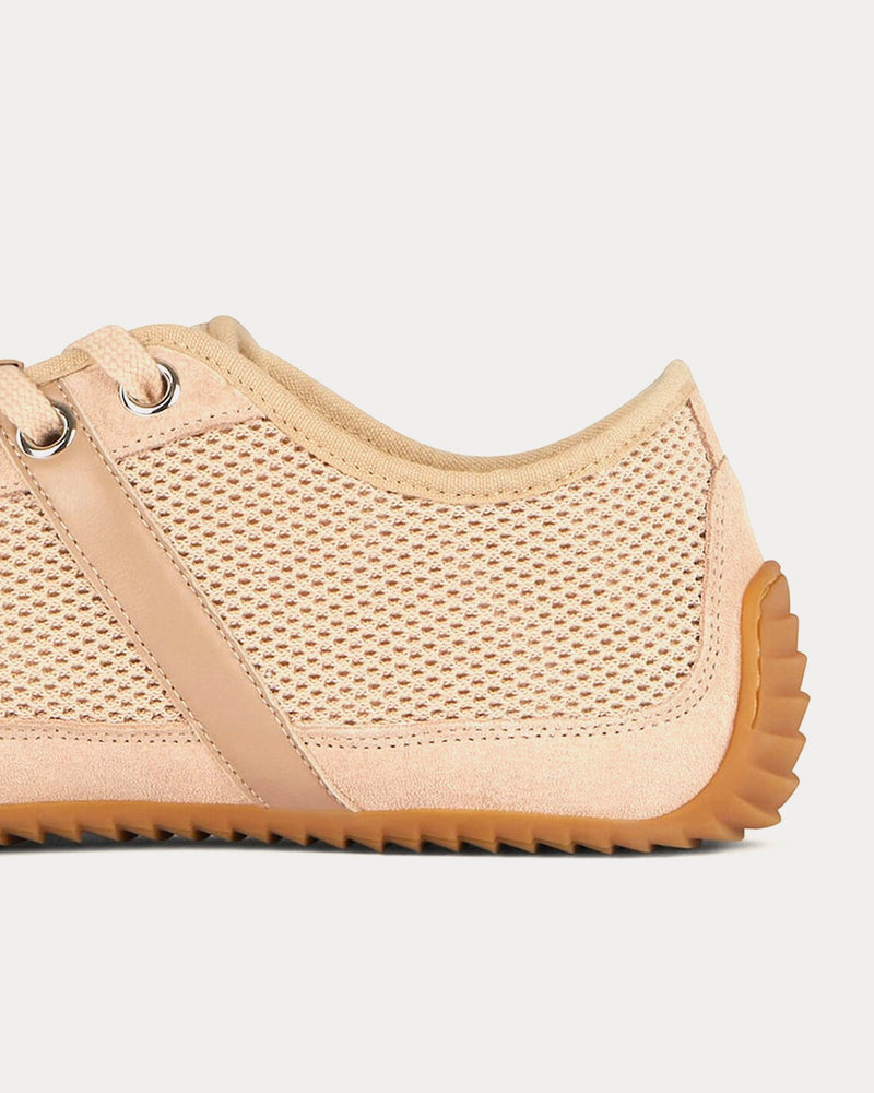 Givenchy Slim Mesh & Suede Pink Low Top Sneakers - 5