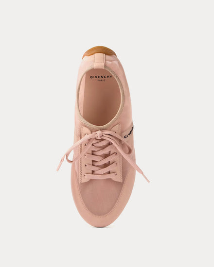 Givenchy Slim Transparent Mesh & Leather Pink Low Top Sneakers - 2