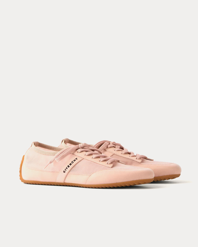 Givenchy Slim Transparent Mesh & Leather Pink Low Top Sneakers - 3