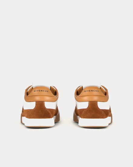 Givenchy Yard Suede & Leather White  / Tan Low Top Sneakers - 4