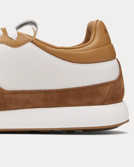 Givenchy Yard Suede & Leather White  / Tan Low Top Sneakers - 5