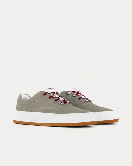 Givenchy New City Canvas Khaki Low Top Sneakers - 3